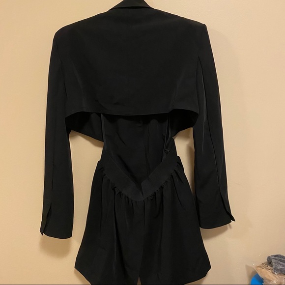 Black Waist splited Dress 👗 - Picture 3 of 6
